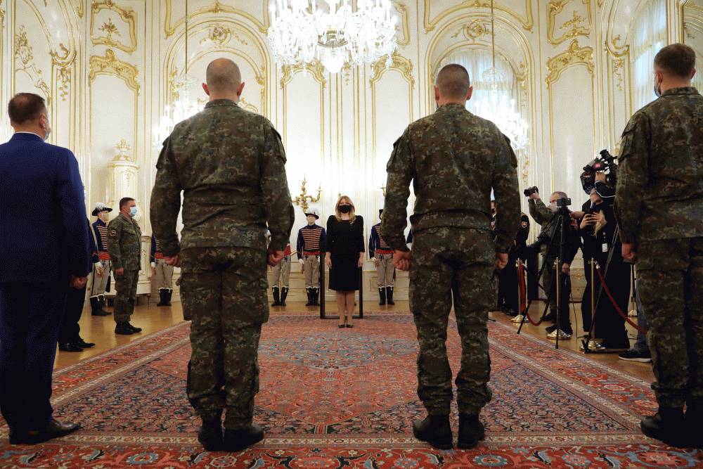 Prezidentka prijala laureátov Vojenského činu roka