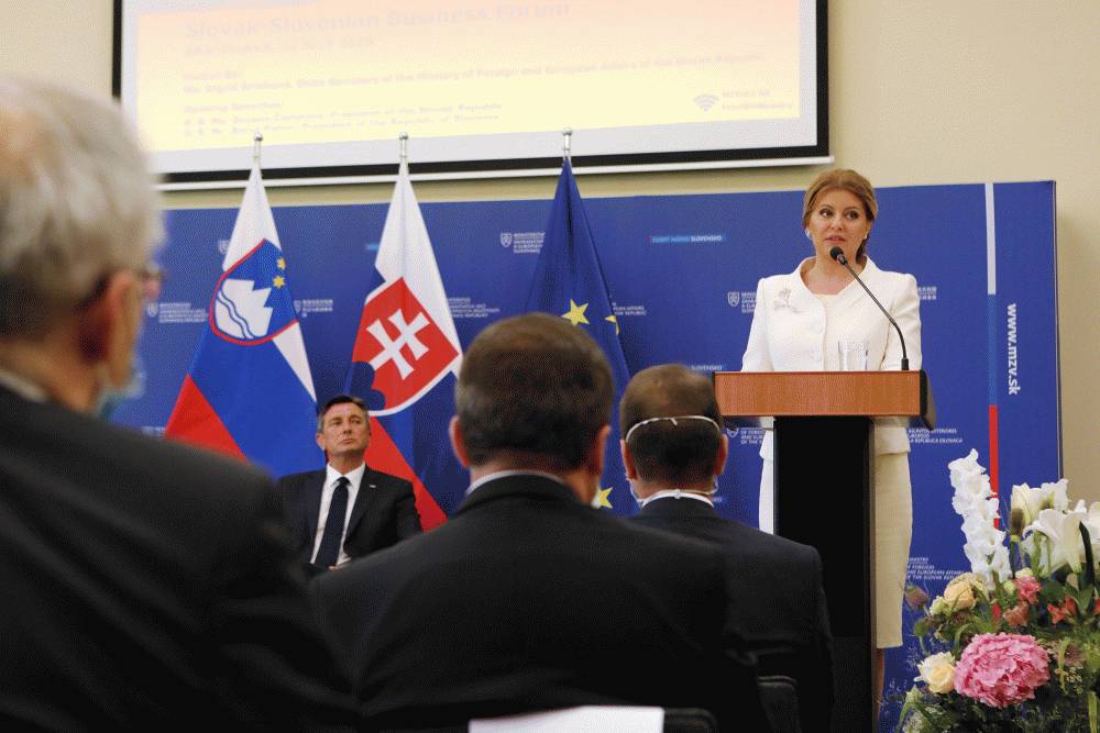 Zuzana Čaputová and Borut Pahor opened the Slovak-Slovenian Business Forum