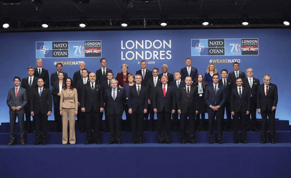 The President attended her first meeting of NATO leaders