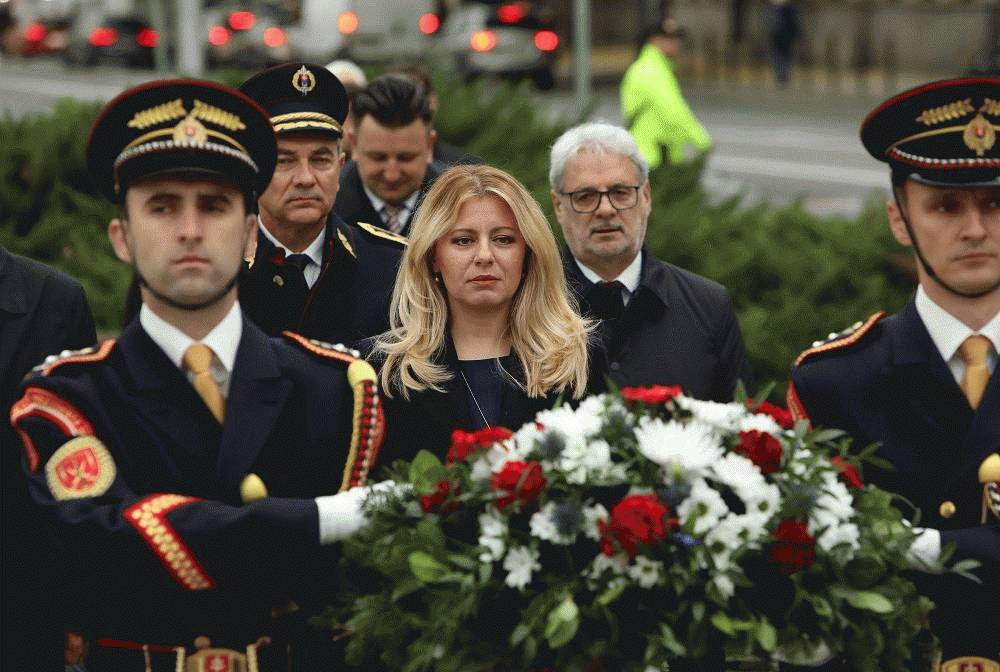 The president honoured the foundation of the Czechoslovak Republic on its anniversary