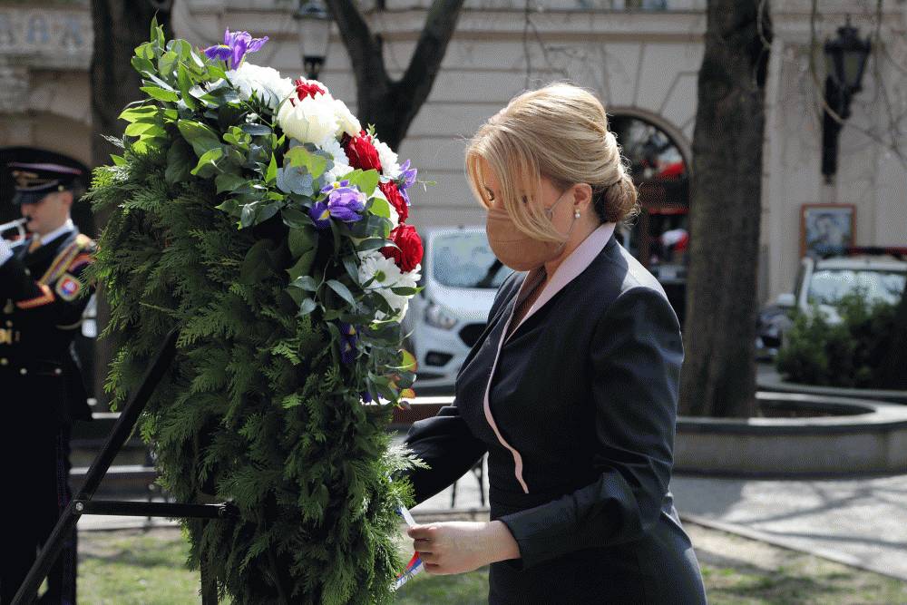 Prezidentka si pripomenula výročie oslobodenia Bratislavy