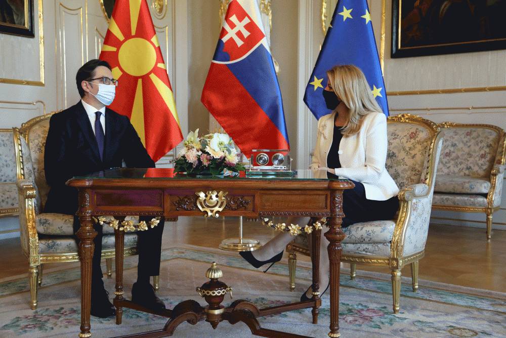 The President met with the President of North Macedonia, Stevo Pendarovski