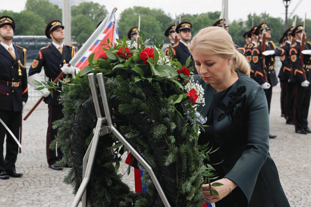 Prezidentka si pripomenula Deň víťazstva nad fašizmom