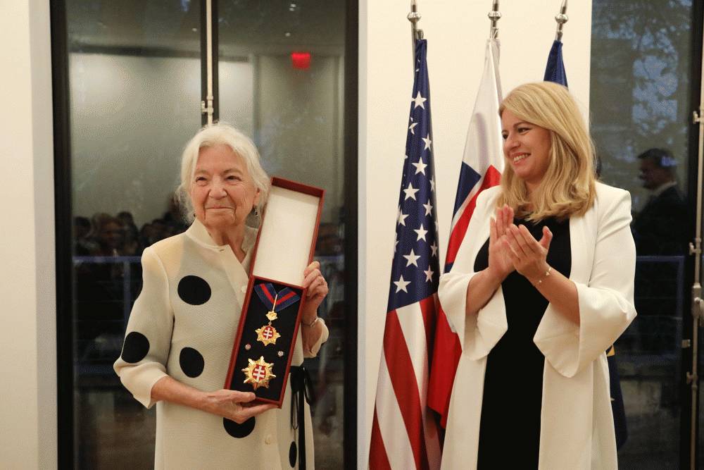 President decorates scientist Ružena Bajcsy