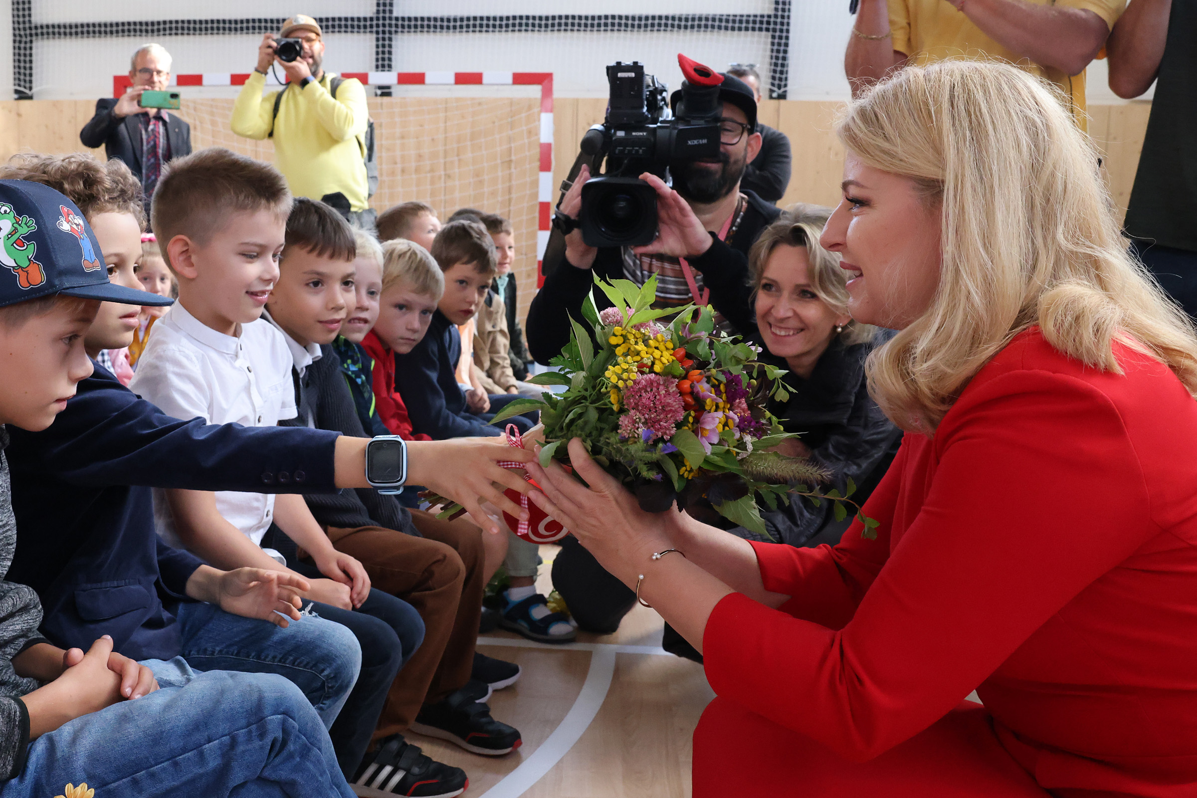 Prezidentka želá školákom potešenie z učenia a spoznávania